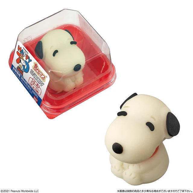 超絶かわいい！ローソンに「スヌーピー」モチーフの和菓子が登場‼