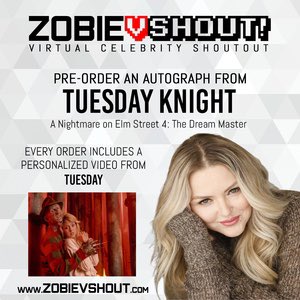 Tuesday Knight (@knighttues) on Twitter photo Hi everyone! I am working with <a href="/ZobieProd/">Zobie Productions</a> doing VSHOUTS! Send your own item in or choose one from the site. Visit vshout.com for more info! #HorrorMovies #horror #freddykrueger #anightmareonelmstreet #TheXFiles Hi everyone! I am working with <a href="/ZobieProd/">Zobie Productions</a> doing VSHOUTS! Send your own item in or choose one from the site. Visit vshout.com for more info! #HorrorMovies #horror #freddykrueger #anightmareonelmstreet #TheXFiles
