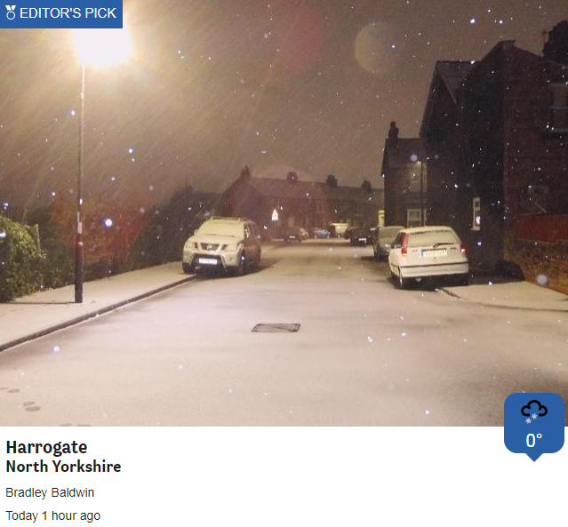Abbiedew's tweet photo. A real wintry mix of rain, sleet and snow this morning 🌨🌧❄

Send your pictures in of conditions where you are to help us get a feel for things on the ground this morning... https://t.co/KEhdT7x03O