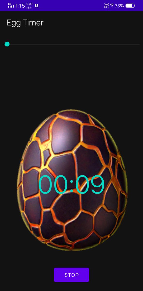 arun2k2's tweet photo. I created an egg timer Android app today 
#365codedays
#365daysofcode #AndroidDev #AndroidDevJourney #udemy #androidoreo https://t.co/xqq4c3sOPV