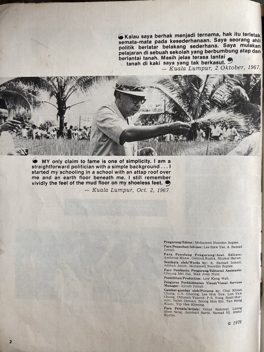 Omar Mustapha Ong On Twitter Tun Razak Died Today 45 Years Ago Every Man Has Dreams A Few Have Visions The Tun S Vision Was Of One Malaysia All The People Together Acting