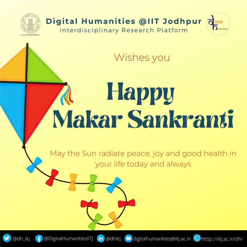 DH fraternity at @IITJ_Official  wishes you a happy harvesting season.
#MakarSankranti #Pongal #Bihu #Uttarayan