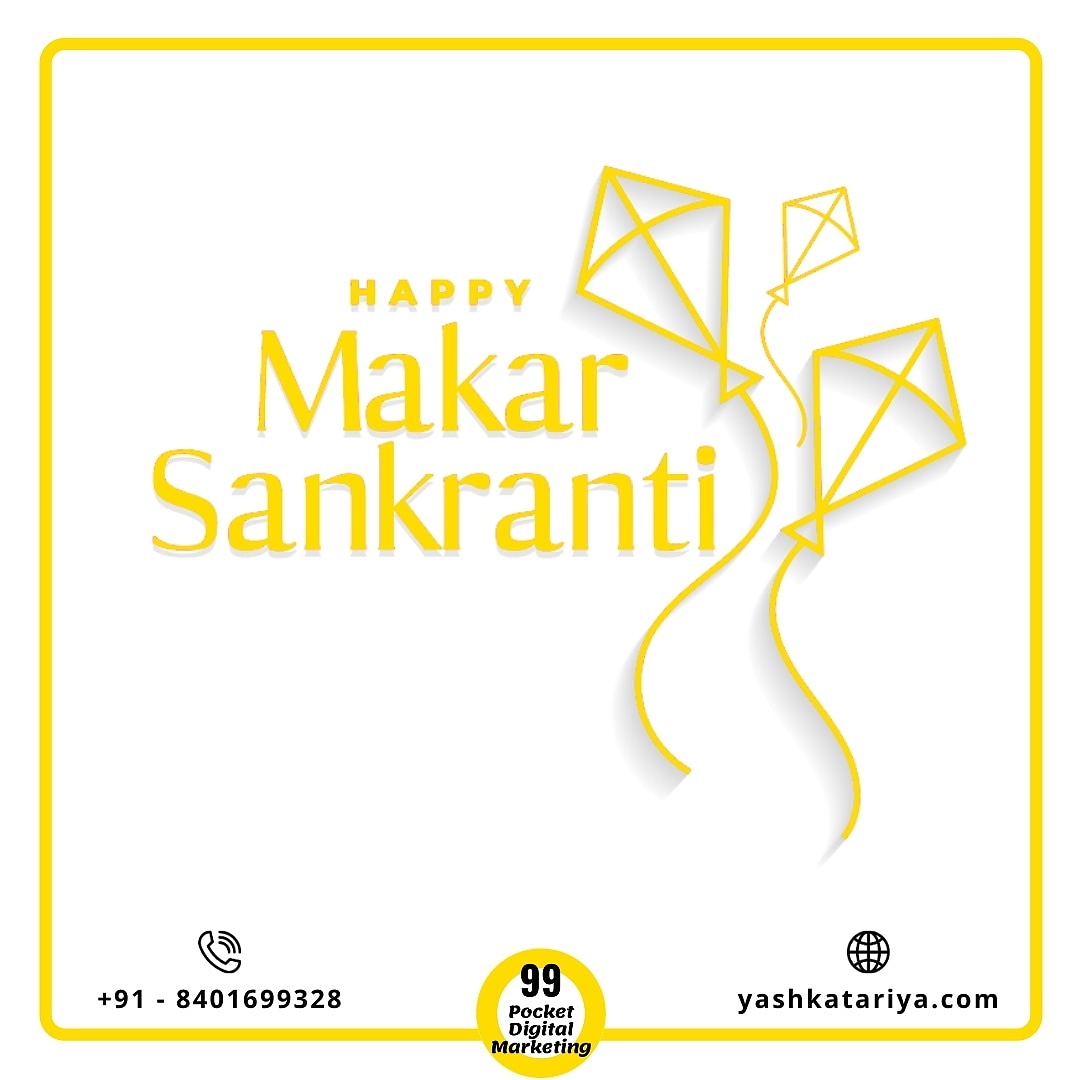 99pocketdigital's tweet photo. As the Sun 🌝🌞 starts its northward journey, I hope all your dreams come true💯. 
#HappyMakarSankranti 🤩🥳
. 
#Uttrayan #KiteFestival #Uttrayan2021 #Kite #Patang #IndianFestival #Gujarat 
#DigitalMarketing #GraphicDesign  #SocialMediaMarketing #Agency #SMMAgency https://t.co/tyi6cc9rb2