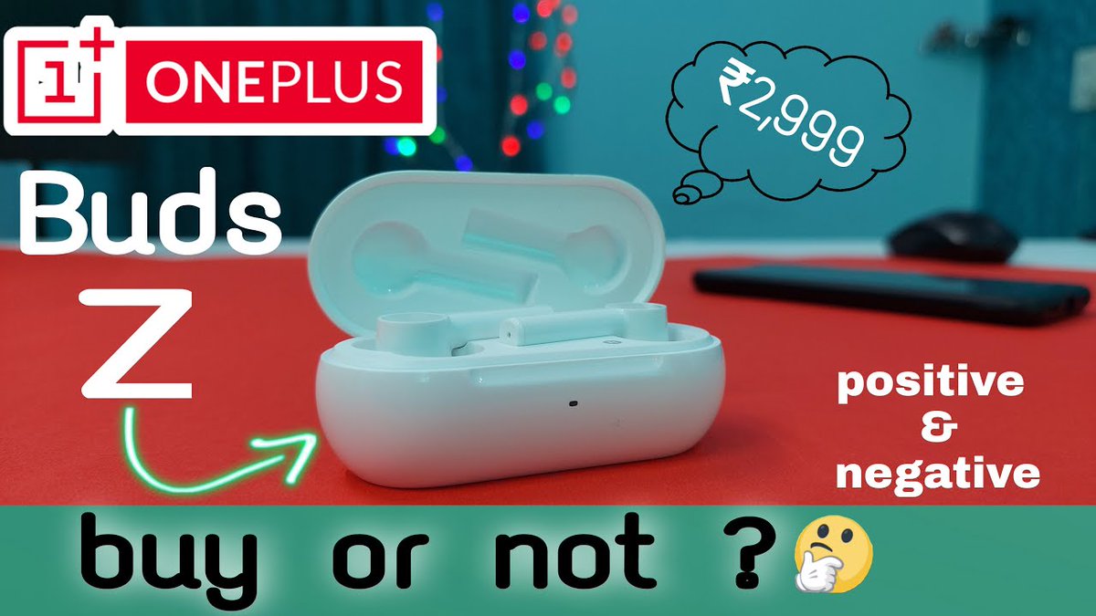TECHFAQ2's tweet image. Oneplus Buds Z review !! Should you buy them or not ?? Positive &amp;amp; Negative points || Worth ₹3000 ? 
Watch the video on youtube and subscribe TECH F.A.Q channel 👍👍
#OnePlus #Oneplusbudsz #oneplusbuds #oneplusbudsreview 
[Video Link : youtu.be/rWf6qEq6jwU ]
