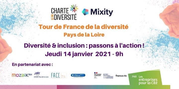 CCINantes's tweet photo. [#Inclusion] C’est parti pour l’édition Pays de la Loire du tour de France de la Diversité 💪. 
Accueil par @LaurenceVernay qui souligne que la diversité amène + de performance économique aux entreprises. Ensemble, agissons #DiversitePDL
A suivre https://t.co/qIybVJTP7Y https://t.co/skf3xrwV0j