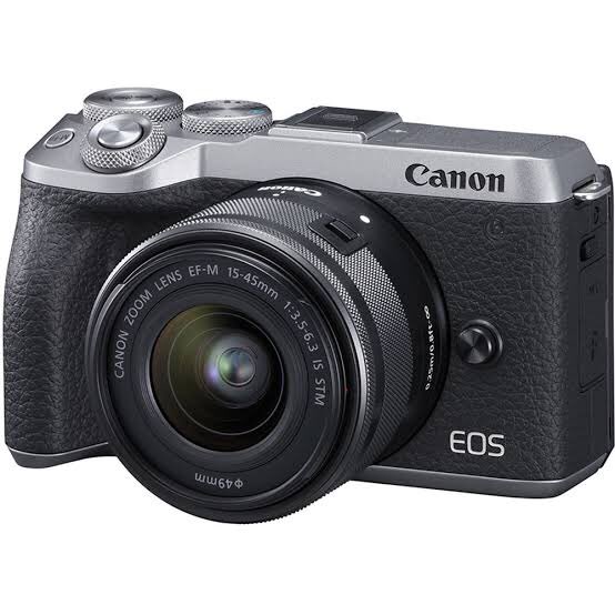 5. Canon M6 mark ii Small and portable mirrorless body, you can carry it anywhere.It’s has a high resolution 32 megapixel Dual pixel autofocus with eye detection, no blurry images. Flip LCD touch screen In body time lapse video