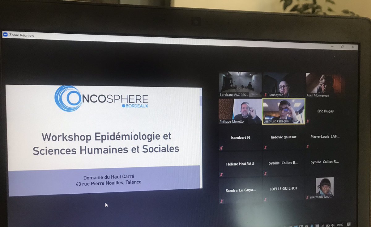 OncosphereNA's tweet photo. [EVENT] Le #workshop Sciences Humaines et Sociales et Épidémiologie de l’#Oncosphere de #Bordeaux débute. 
Ouverture du colloque par Philippe Moretto, Vice-President #recherche  @univbordeaux et Pierre Soubeyran, porteur du projet @OncosphereNA https://t.co/uV7qEYezWv