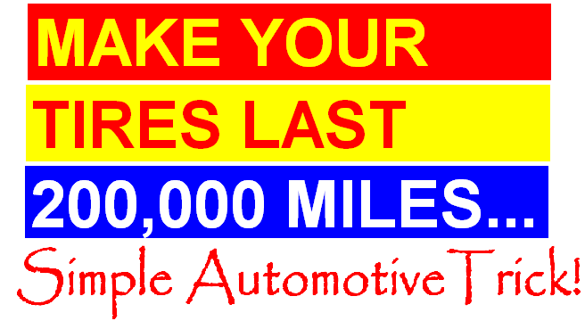 USATweeter's tweet photo. HOW TO MAKE YOUR TIRES LAST 200,000 MILES - Simple Automotive Trick Can Save You $1,000's of Dollars 
in Replacing Tires! Never Buy Tires Again - Amazing! 
https://t.co/xPXsdA2FGP https://t.co/uzCX2SDEMH