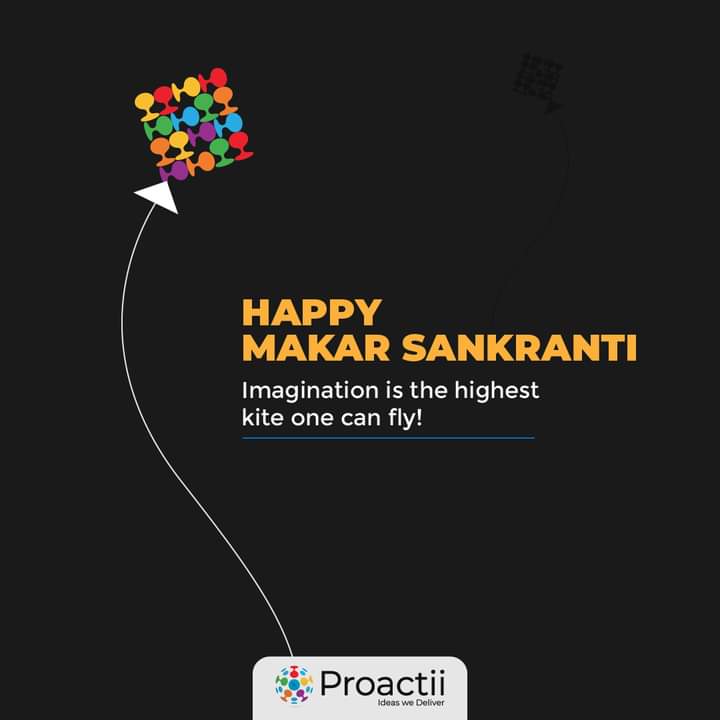 proactii's tweet photo. May the heights of success surpasses your wildest expectations this year. We wish this Makar Sankranti opens a galore of opportunities for you in both your personal and professional endeavors.

Happy Makar Sankranti!

#makarsankranti #makarsankranti2021 #uttrayan #proactii https://t.co/mXstphoV0L