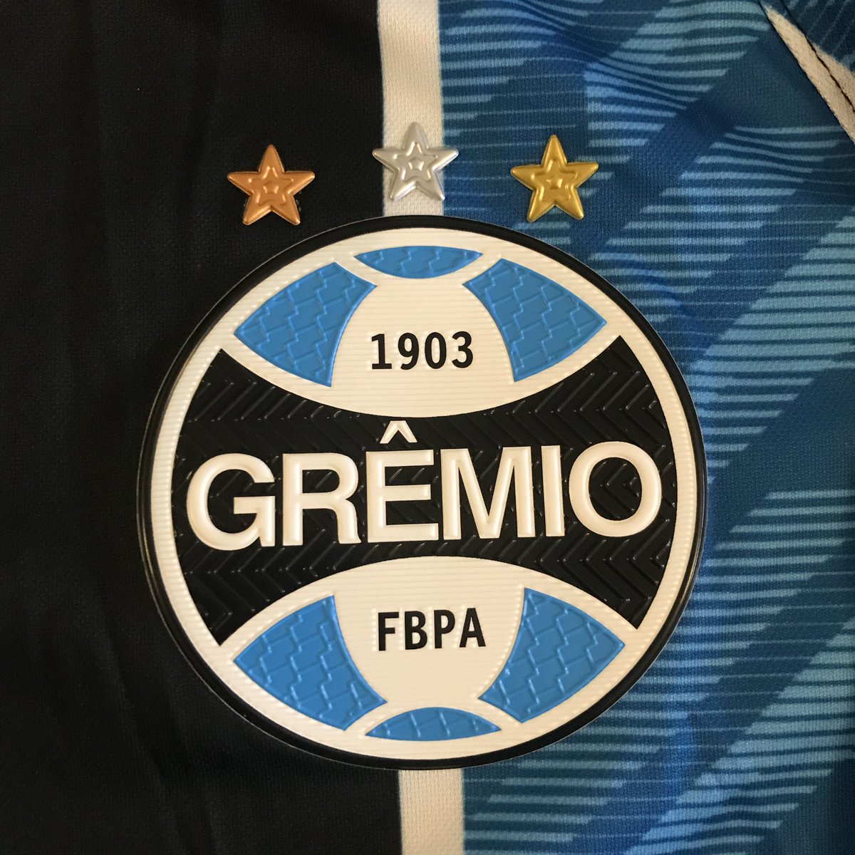  @gremio_en was founded in 1903 in the southern city of Porto Alegre.The club has played in the 'Imortal Tricolor' since 1928 and the three stars represent:Gold - Intercontinental Cup in 1984Silver - Copa Libertadores (1983, 1995, 2017)Bronze - various Brazilan titles