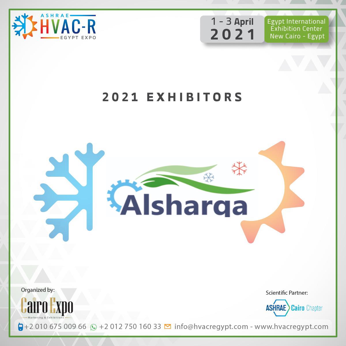 We are pleased to announce Alsharqa com as an exhibitor at HVAC-R EGYPT EXPO (ASHRAE CAIRO) 2021.