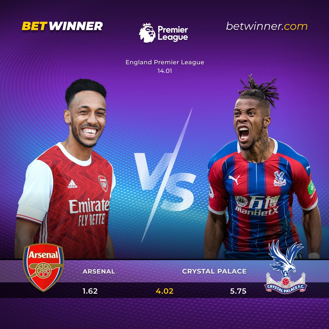 Arsenal will look push further up the premier league table when they play hosts to Crystal palace today ⚽⚽⚽ Betwithus #betwinner no1# Arsenal#palace #Betwinner