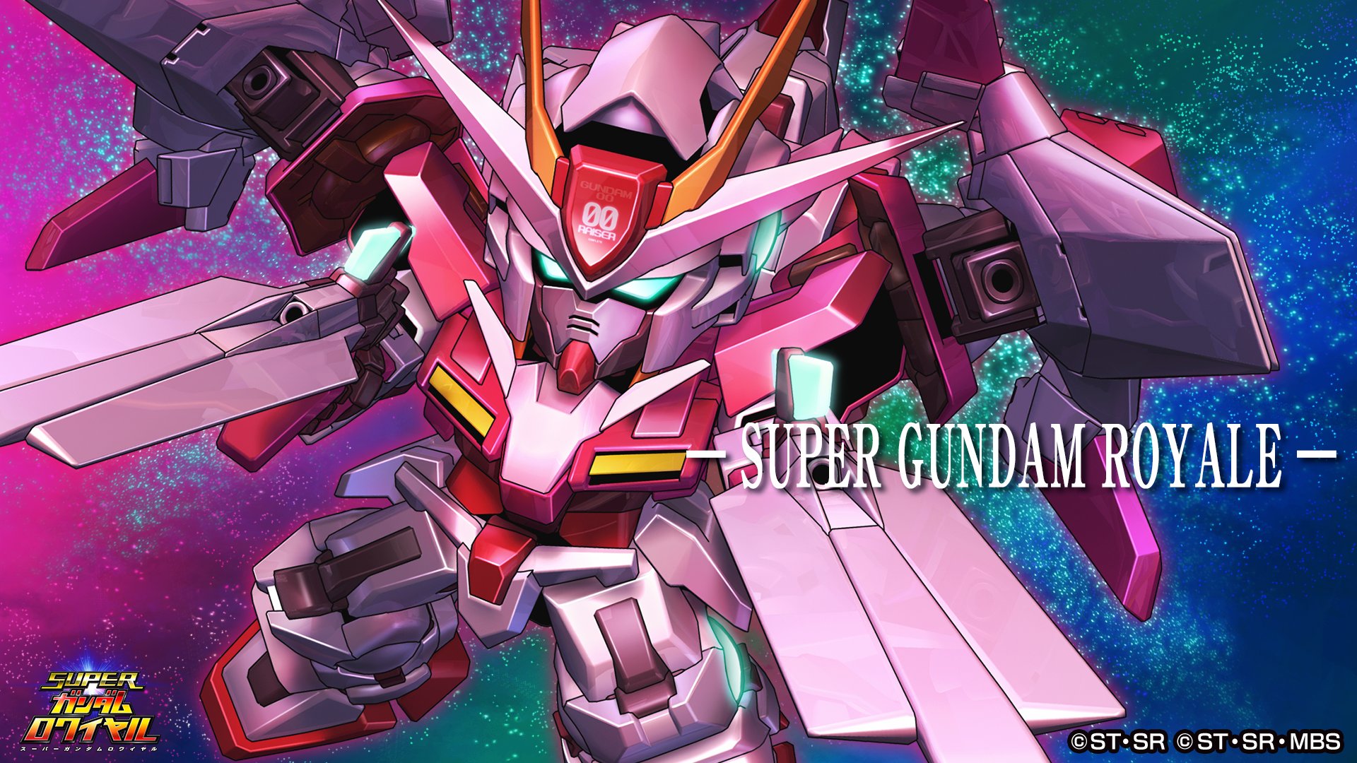 スーパーガンダムロワイヤル 公式 日めくりガンダム 毎日更新 本日紹介するのは トランザムライザー ダブルオーライザーが トランザムシステム を発動している状態 大幅な出力の上昇に加え 機体の量子化や 高濃度のｇｎ粒子空間の出現など