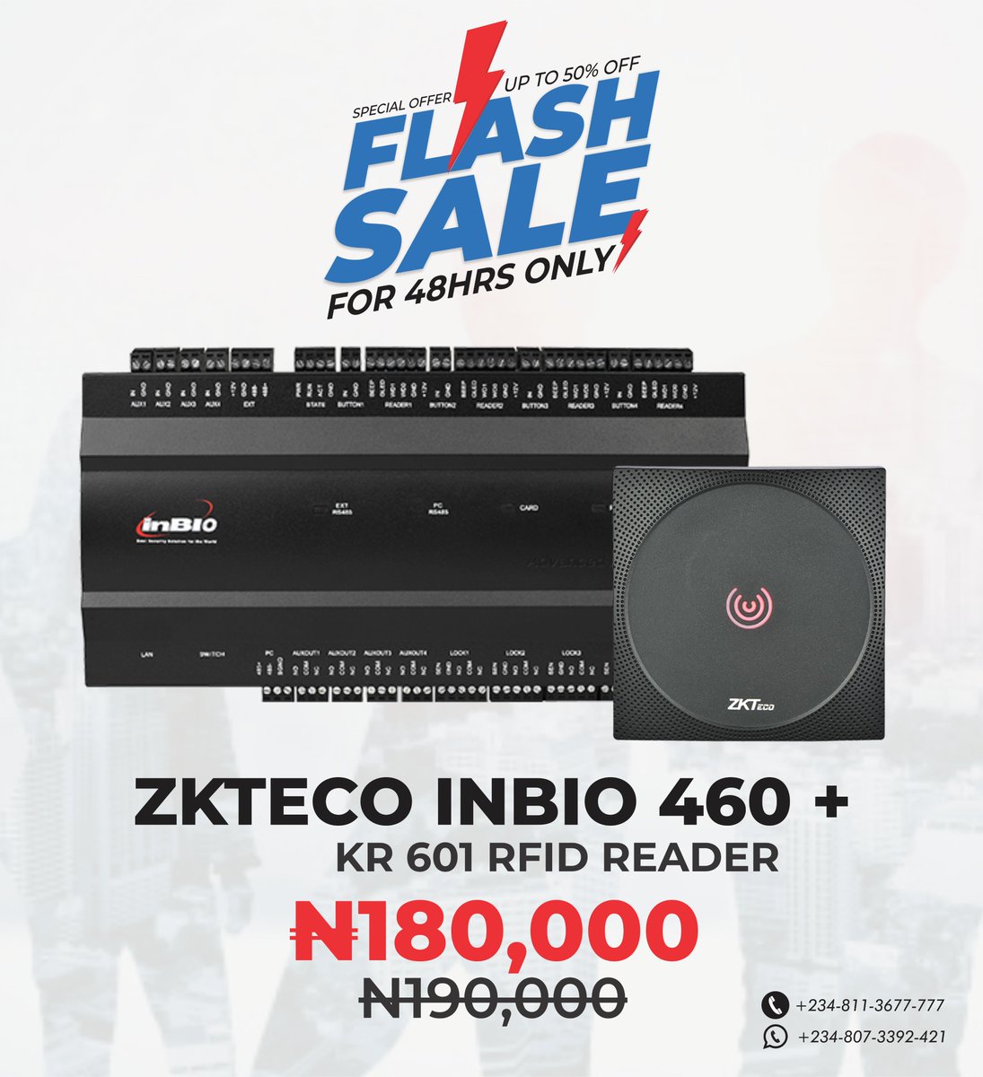 SecureTechNig's tweet photo. FLASH SALE FOR JUST 48HRS ONLY!!!!!
Go to our website https://t.co/kX7aV0GoMz or call 08112677777
#installers
#security
#procurementmanager
#securetechnig https://t.co/6X47LFOzSH