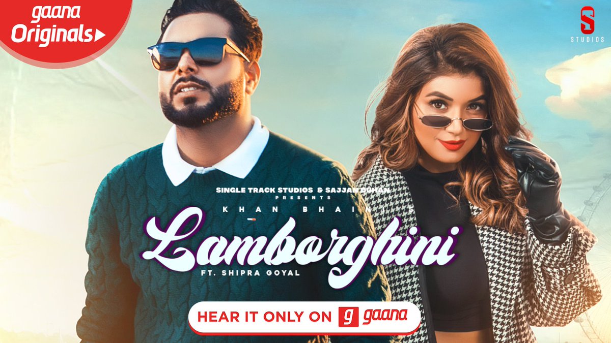 @gaana (@gaana) on Twitter photo Ve Lamborghini Waleya Main Kehni Aa
Hunn Ki Kehni Aa? Listen to this our latest #GaanaOriginals #Lamborghini sung by Khan Bhaini & Shipra Goya ft. Raj Shoker streaming only on Gaana :
gaa.na/Lamborghini
<a href="/SingleTrackStu1/">Single Track Studio</a> <a href="/theshipragoyal/">Shiprra Goyal</a> #Coindigital #KhanBhaini Ve Lamborghini Waleya Main Kehni Aa
Hunn Ki Kehni Aa? Listen to this our latest #GaanaOriginals #Lamborghini sung by Khan Bhaini & Shipra Goya ft. Raj Shoker streaming only on Gaana :
gaa.na/Lamborghini
<a href="/SingleTrackStu1/">Single Track Studio</a> <a href="/theshipragoyal/">Shiprra Goyal</a> #Coindigital #KhanBhaini