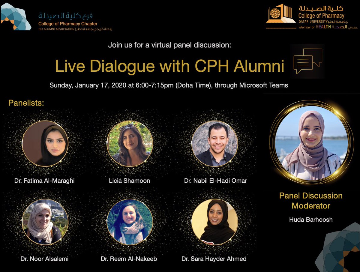Join us on a virtual dialogue with our alumni 
#Sunday 17th @🕕18:00