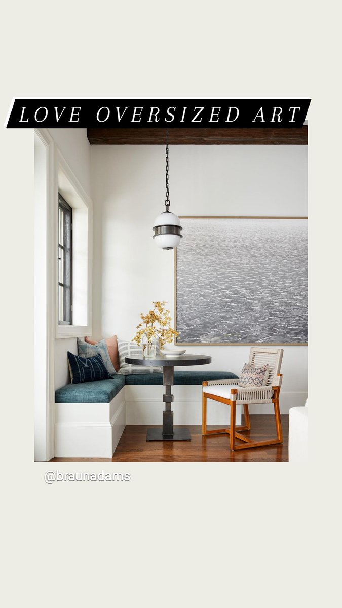 The_SpaceMaker's tweet photo. Love a bit of oversized #art. #interiordesign #interiordesign #interiors #instadecor #interiorforall #instahome #housetour #interior4all #theworldofinteriors #interiordecoration #eclecticinteriors
#sorealhomes #myspaceanddecor #walltowallstyle #interiorboom #nestandthrive https://t.co/2SHSIKE5l0