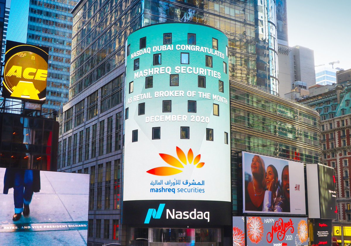 MashreqTweets's tweet photo. We are proud to announce that #MashreqSecurities, a comprehensive brokerage service for helping clients meet their investment needs, has been awarded Retail Broker of the Month for December 2020 by @NasdaqDubai. https://t.co/fmAe2HGSeu