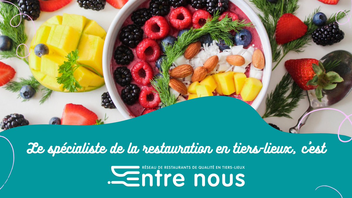 EntreNous_Rest's tweet photo. #ENTRENOUS est le spécialiste de la #restauration de qualité en #TiersLieux. Notre mission ? Créer des espaces de convivialité où l’on mange bien et de manière responsable. 

Vous souhaitez mettre en place un service de restauration ? Ecrivez-nous à hello@entrenous.network https://t.co/27OPPDhpNG