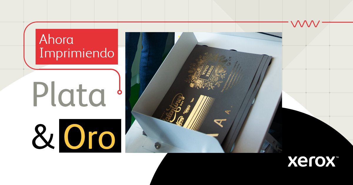 Deslumbra con tinta de plata y oro brillante de Xerox.
xerox.es/es-es/impresio…