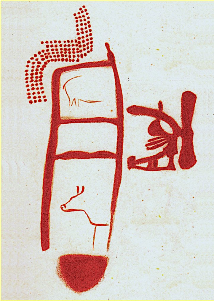 There is a painting in a cave in Cantabria in Spain which may be older, around 60kya, and therefore may be by Neanderthals, but the dating has been challenged.