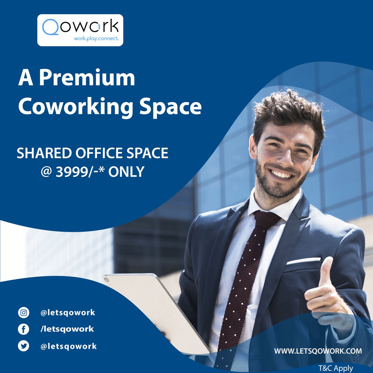 letsqowork's tweet photo. Book Your Seat buy Filling A normal Form Below :
https://t.co/TDVKVMFaEV
Call: +91-88376-80012
Web: https://t.co/VnK9VFaCeG
#PremiumCoworkingSpace
#inauguraloffers #coworkingspaceinchandigarh #coworkingspaceinchandigarh https://t.co/64PfvfNoL3