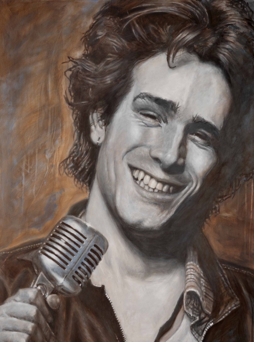 Jeff Buckley. A beautiful and tragic legend. This portrait is now available on my site. 
derrenbrown.co.uk/art-store/