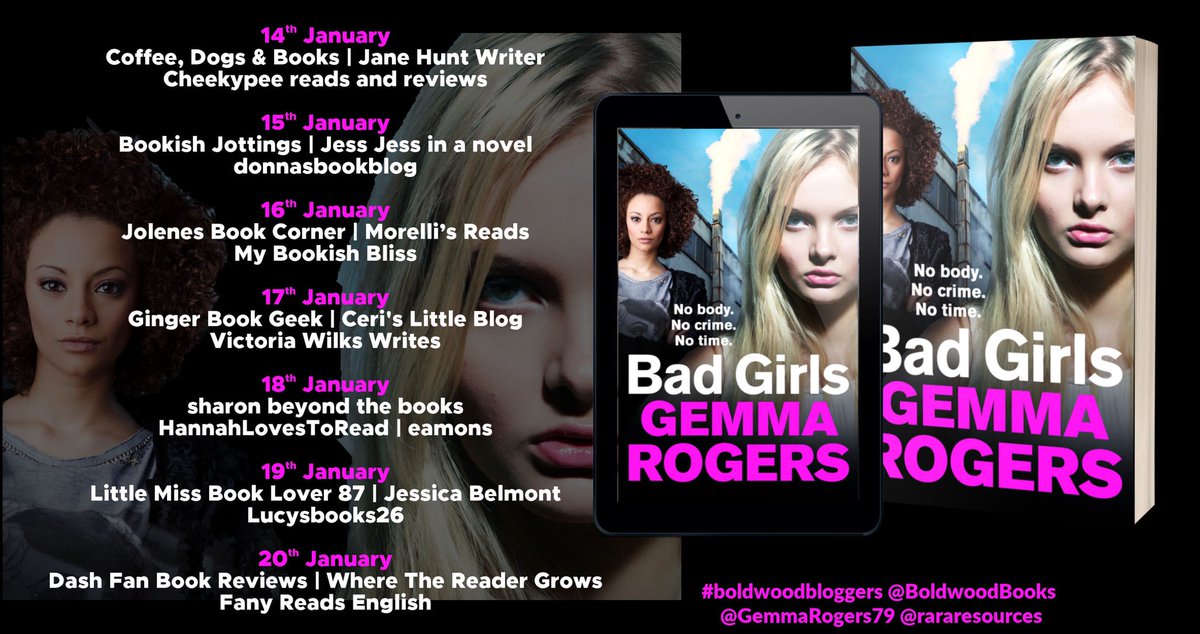 GemmaRogers79's tweet photo. Amazing blog tour line up for Bad Girls! Thank you @BoldwoodBooks https://t.co/jOOUkTQcVP