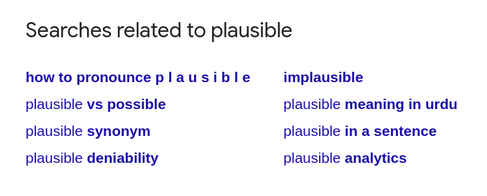 MarkoSaric's tweet photo. Google algorithm gods now say that Plausible should rank on the first page for the word Plausible alongside the dictionaries #saasmilestone https://t.co/lIQNm1iFAu