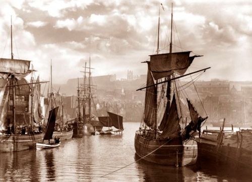 The expansion of shipbuilding in  #Whitby was to a large extent due to the of the growth coal and to a lesser extent alum industries. No doubt the area has been producing the coble boats locally for centuries but the first recorded ships to be built were the Margaret,