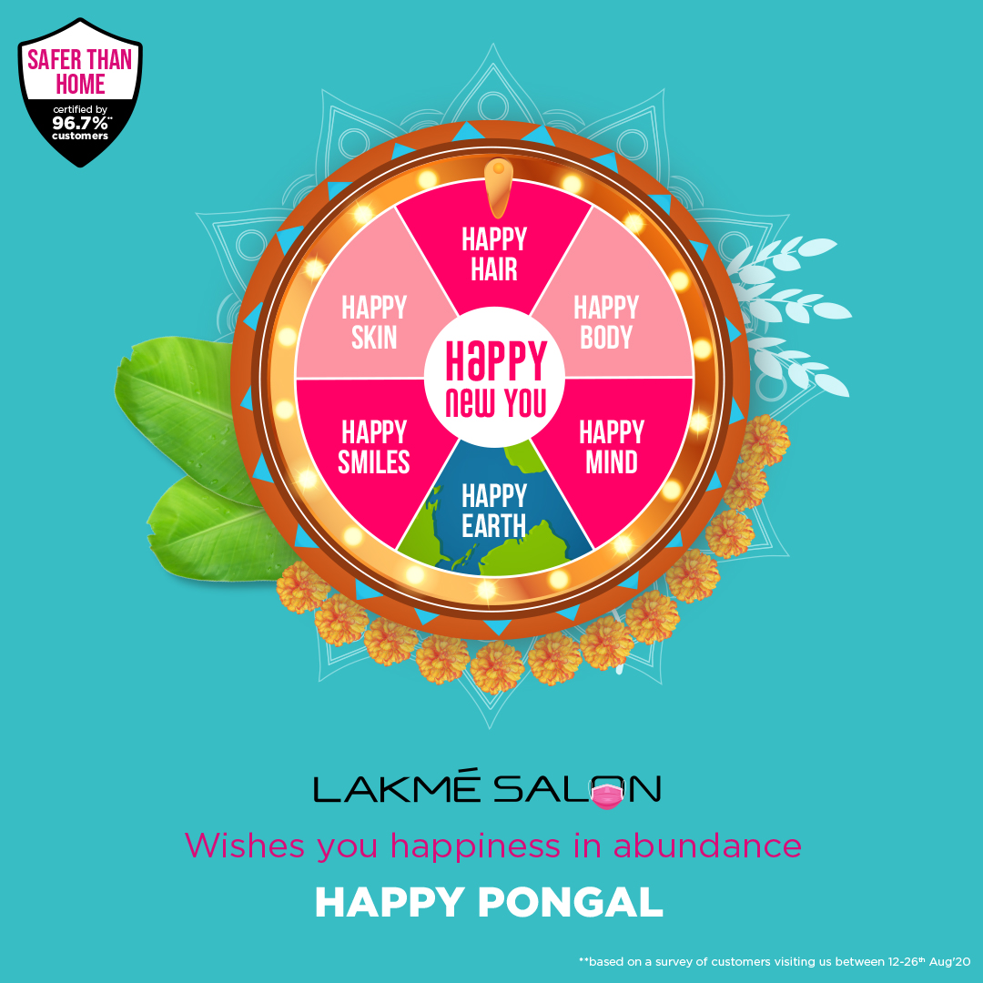 Wishing you love, laughter & happiness ♥️ ✨
Lakmé Salon wishes you a very #HappyPongal

#happynewyou
#pongalspecial #pongal #pongalcelebration #pongalwishes #pongalopongal #pongalrangoli #pongalfestival #pongalfood #tamil #venpongal #pongalgifts #happypongal #bhfyp #festival