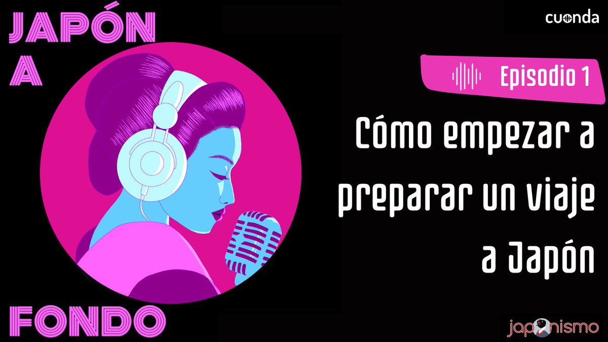 Japonismo's tweet photo. 🎙️CÓMO EMPEZAR A PREPARAR UN VIAJE A JAPÓN 🎙️

Ya tienes disponible el primer episodio de nuestro podcast JAPÓN A FONDO con detalles de todo lo que debes saber para preparar tu viaje a Japón. 

➡️Disponible en @cuondapodcast y en el resto de plataformas: https://t.co/i4AXbmuMRW https://t.co/2g9FIMfCyf