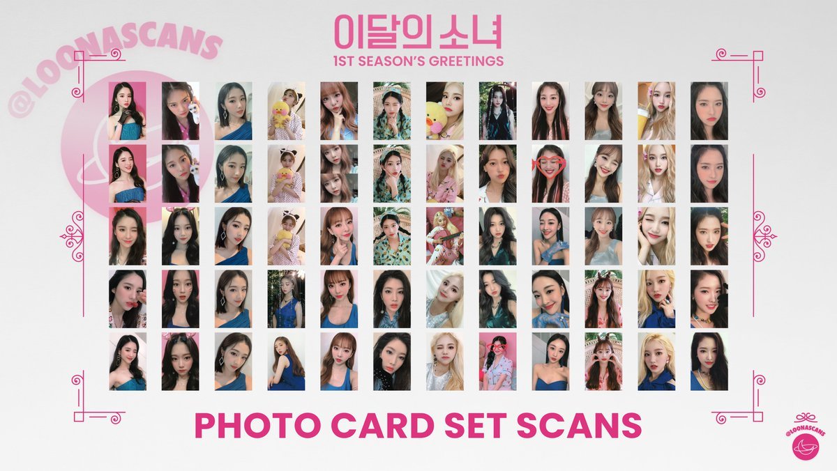 [HELP RT/G.O] LOONA SG2020  PHOTOCARDS
⭕️ each photocard is rm10
⭕️ per member,5 pcs is rm40
⭕️closing order if 25 pcs secured
