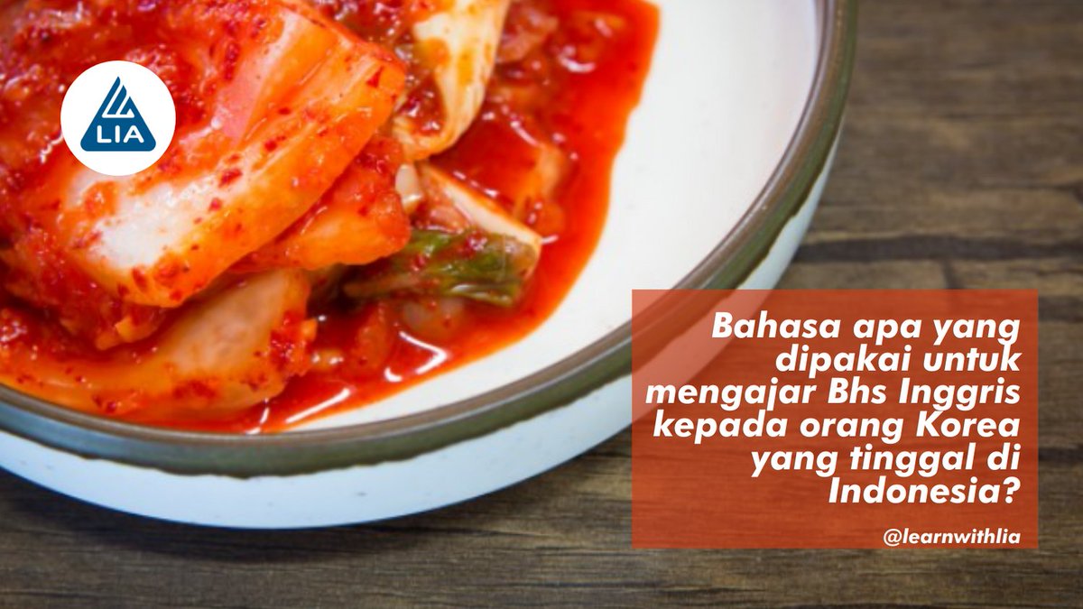 learnwithlia's tweet photo. Bahasa apa yang dipakai untuk mengajar Bahasa Inggris kepada orang Korea yang tinggal di Indonesia? https://t.co/FOkNLVOsxD
