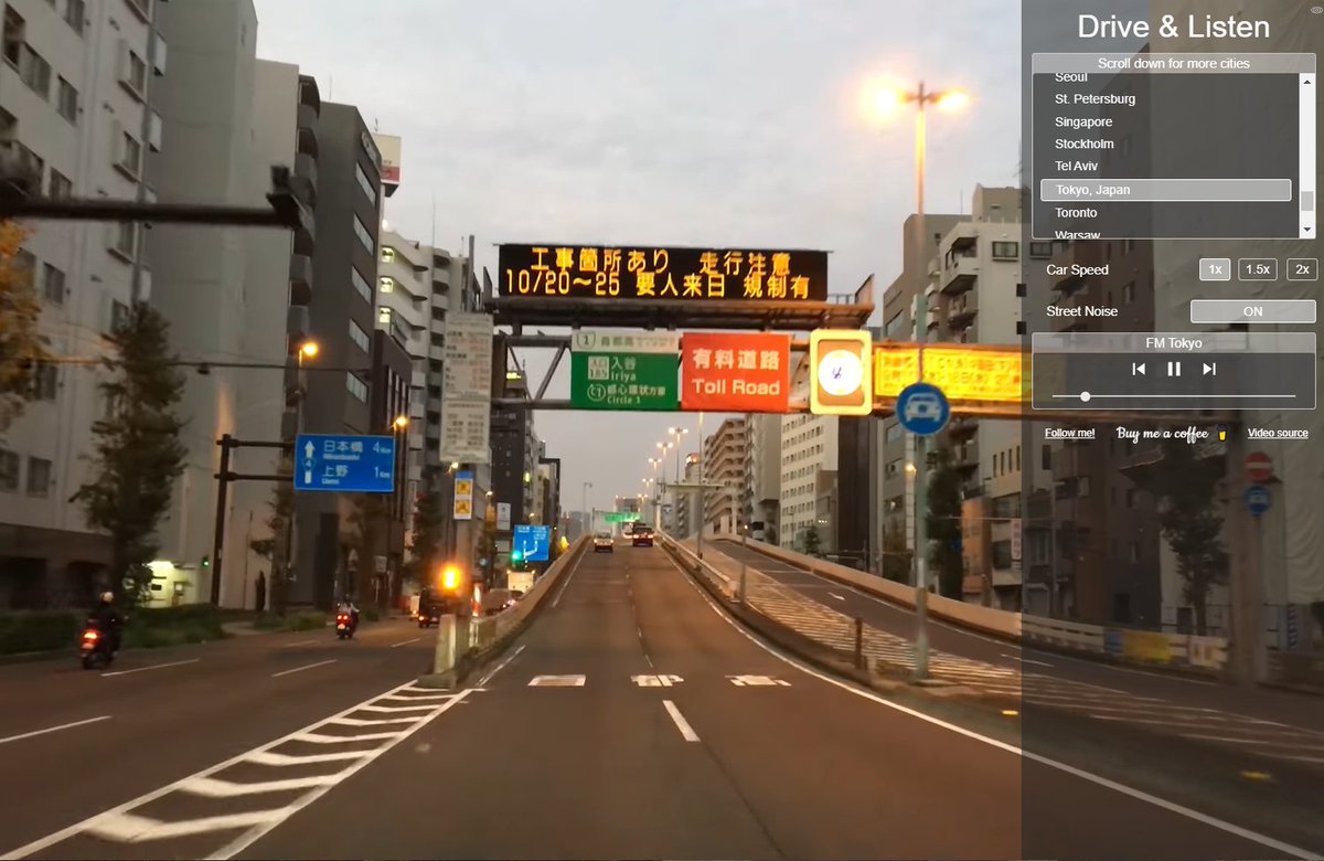 serendipiteur's tweet photo. Super remède à la sédentarité forcée :  choisissez une ville, une radio locale, et c'est parti pour une session #cruising around the city, en mode #Drive 🤩
👉🏻https://t.co/jCcPjyY1ha (@driveandlisten via @mercialfred) https://t.co/5RkWBm25Vy
