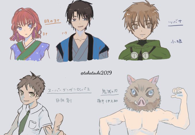 好きな作品の、好きなキャラ詰め込んだ。とりあえず5人。 