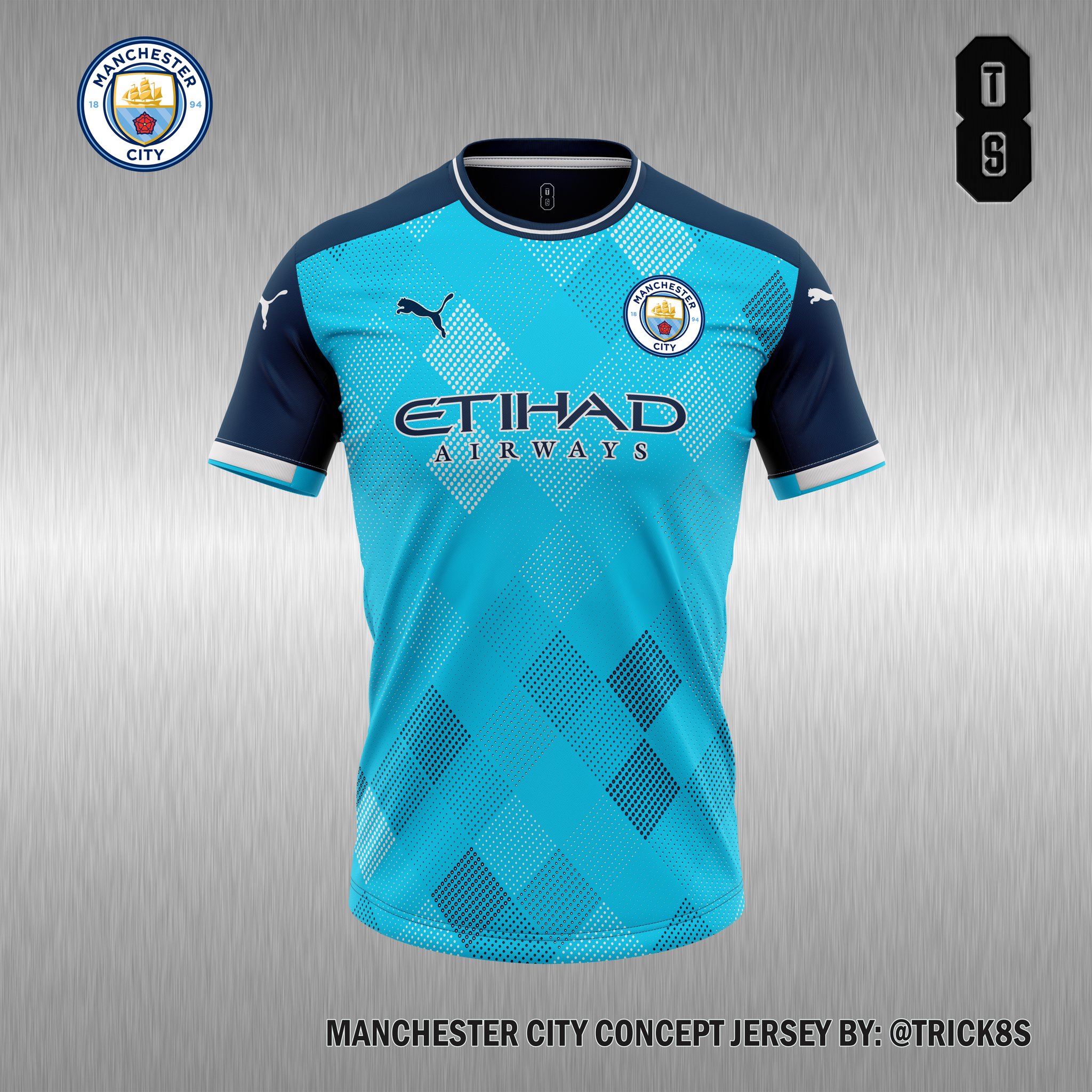 Man City hint at classy new away kit as official Twitter account shares  images of stunning Puma concept shirt