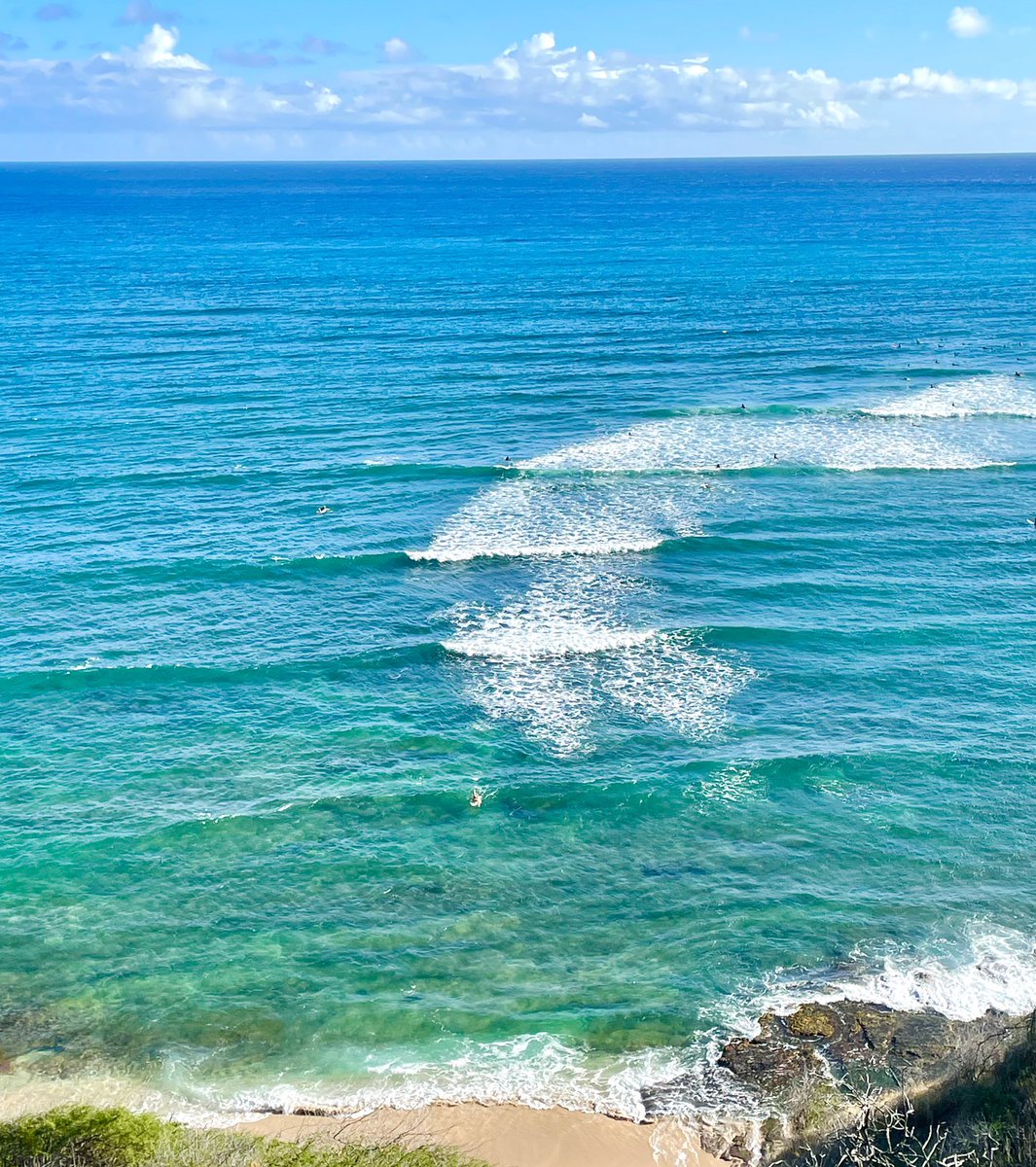 ハワイの海