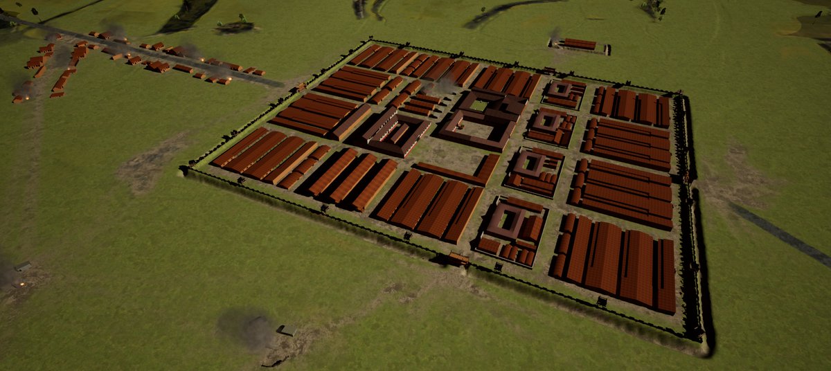 OK, so we're not sure if this is (or will become) a *thing*  but if it does, here's our 1st thread for  #RomanFortThursdayThis is Lake Farm a legionary fortress near  #Wimborne  #Dorset Home to the Legio II Augusta and (almost certainly) the future emperor  #Vespasian 