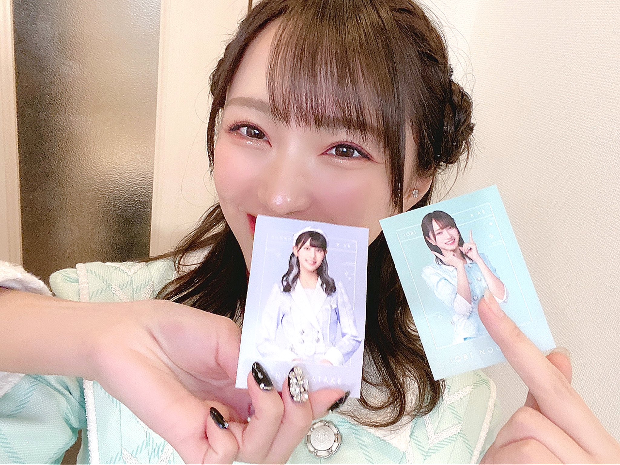 野口衣織 イコラブ 直筆 チェキ スープはるさめ 当選品 武道館衣装