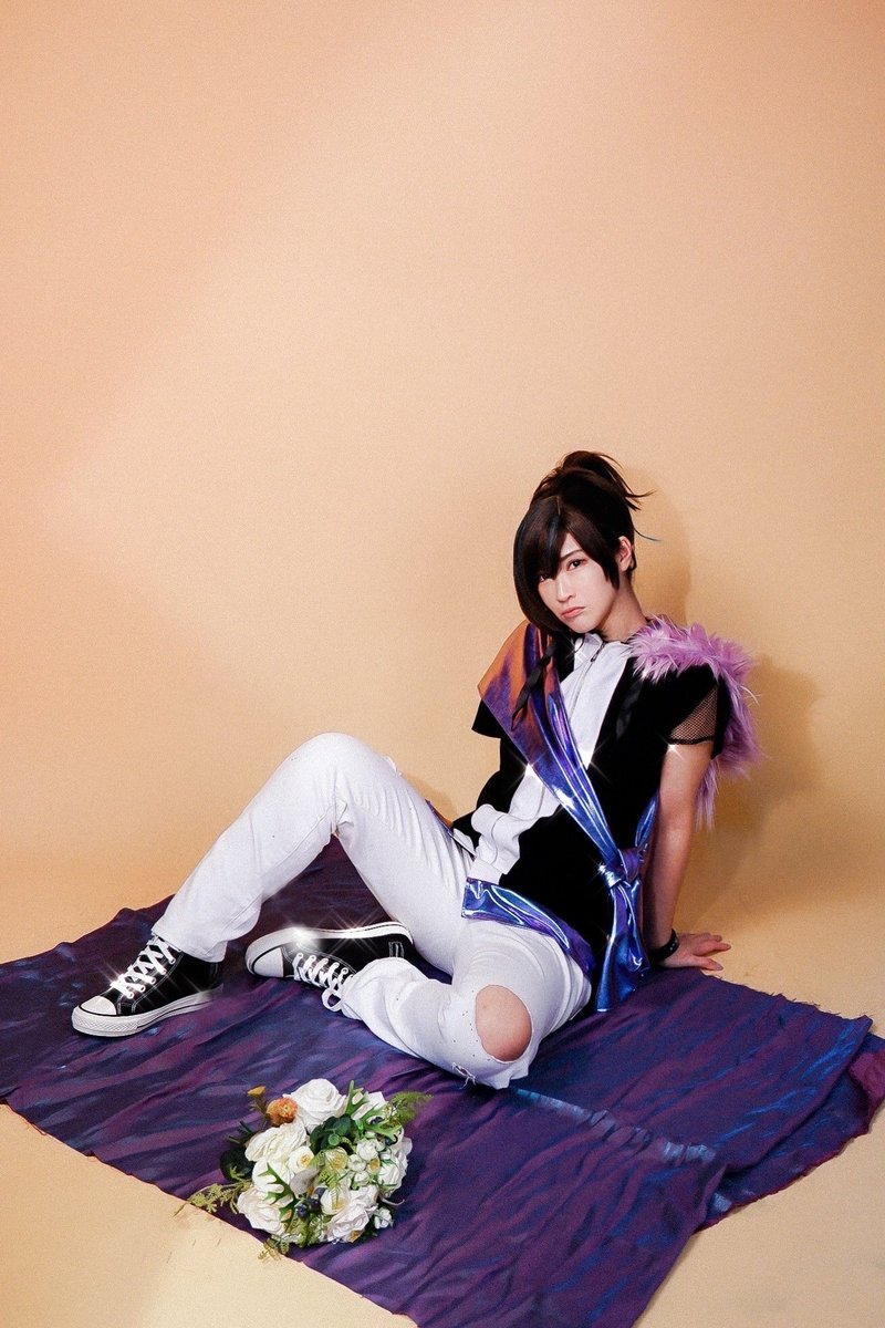 夏実natsumi Quartet Night ムラサキ 美風 藍 Sknatumi Photo Thanks Criska Quartetnight カルテットナイト カルナイ カルライ 美風藍 蒼井翔太 蒼井翔太コスプレ ものまねメイク コスプレ T Co Wmycas2ulh