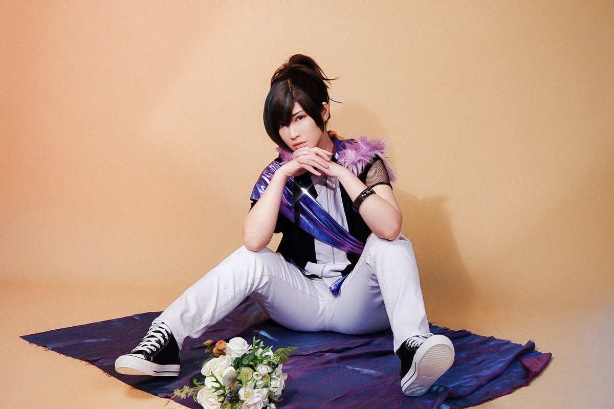 夏実natsumi Quartet Night ムラサキ 美風 藍 Sknatumi Photo Thanks Criska Quartetnight カルテットナイト カルナイ カルライ 美風藍 蒼井翔太 蒼井翔太コスプレ ものまねメイク コスプレ T Co Wmycas2ulh