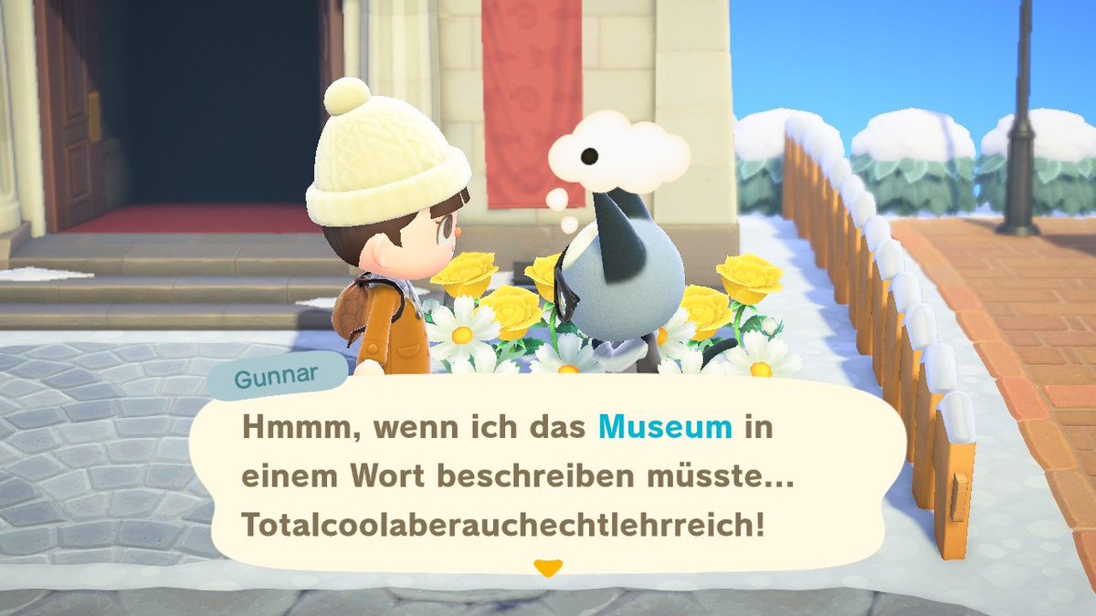 Vika_Chaan_'s tweet photo. Jap, Gunnar, das ist definitiv nur ein Wort. 🤓
#AnimalCrossingNewHorizons #ACNH #Raymond #Gunnar #AnimalCrossing #Museum #OnlyOneWord https://t.co/nM9cNYQdX0