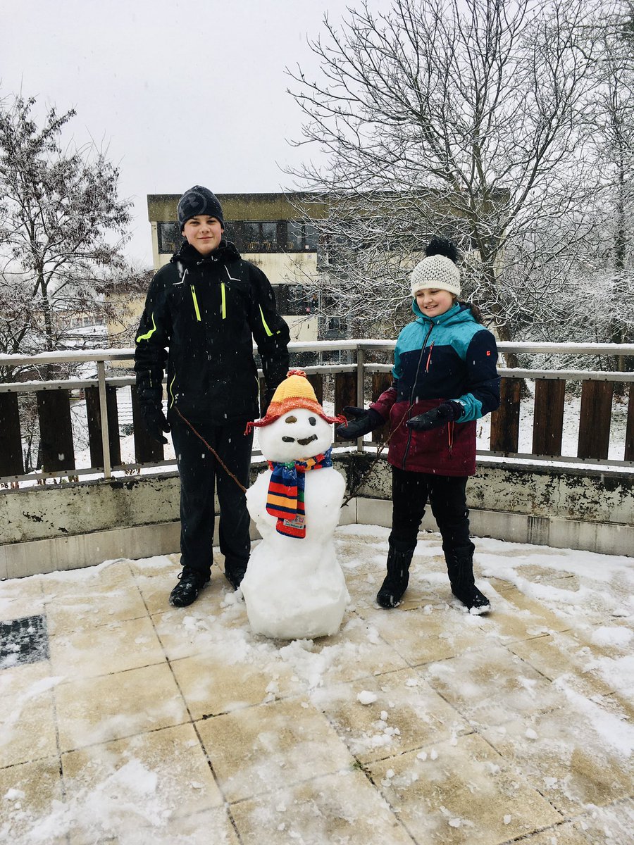 allbeets's tweet photo. It snowed here today! Real, by Canadian definition, snow. The kids took the morning off home school for a walk through the vineyards and built a worthy snowman on the terrace. Our Canadian hearts are full today. ❤️ ⛄️ ❄️ https://t.co/UZ0qW8Jg7j