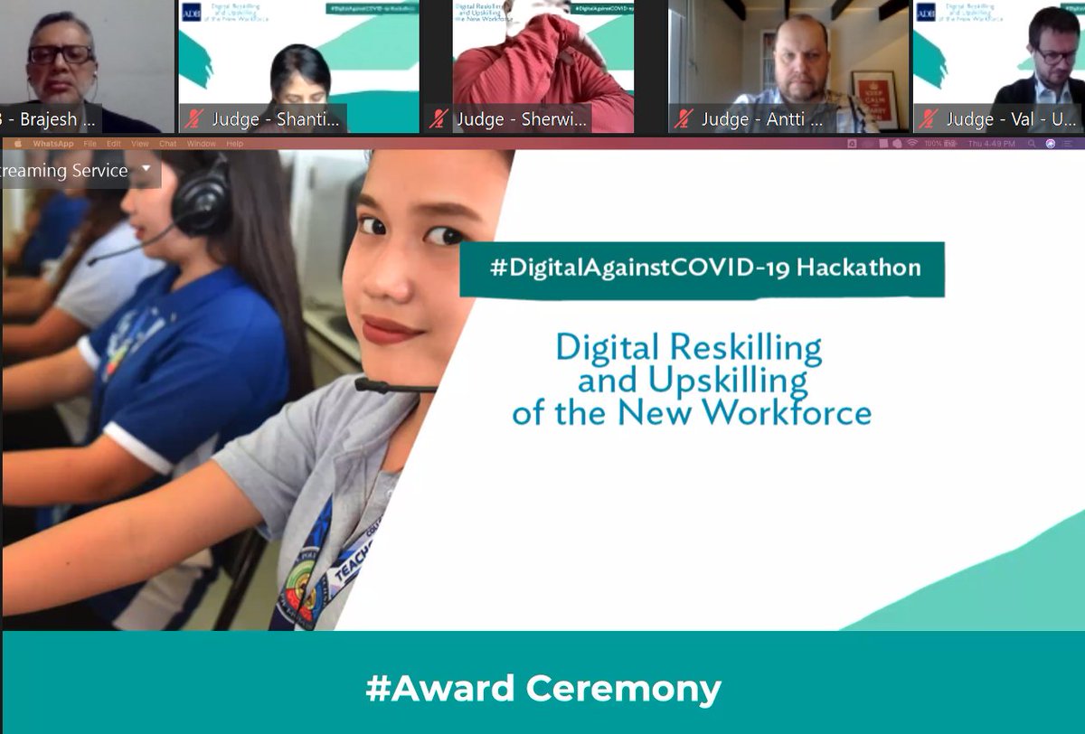 NCCEducation's tweet image. We are attending the #ADBHackathon. The @ADB_HQ #Hackathon challenge aims to explore new #education models or solutions, which provide opportunities for enhancing #digitalskills for workers who have lost their jobs due to the economic crisis, resulting from #Covid19. 💻