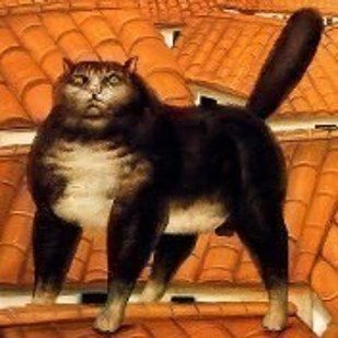 medieval paintings of cats