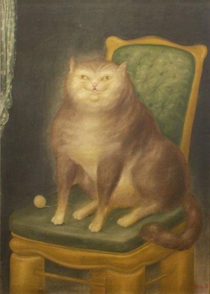 medieval paintings of cats