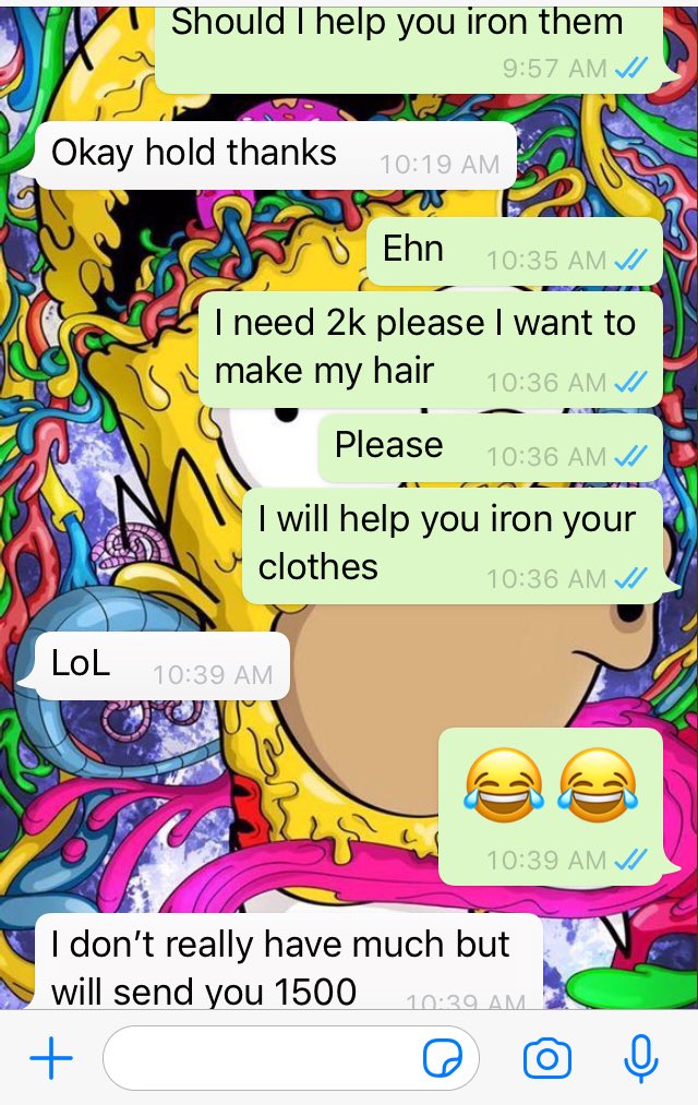 AHISHATU_20's tweet photo. My brother is nice 😁😁
#LayconXFireCondom #WhoInjuredLaycon https://t.co/3U2db4WnJ1