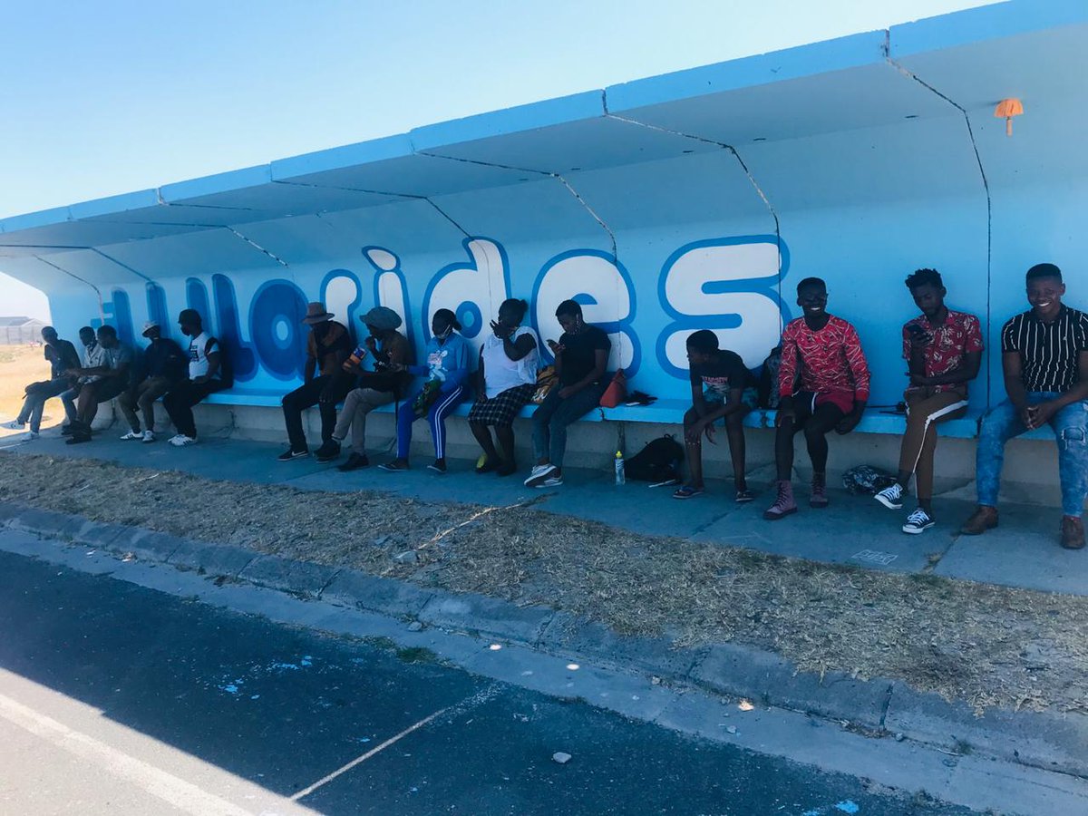 lularides's tweet photo. Shout-out to our new Lularides trainees in Cape Town who are starting with their practical scooter training! On their way to becoming licensed scooter drivers who will be delivering with Uber Eats! #Lularides #lularidesstory #unemploymentmustfall #JobSeekersSA https://t.co/5szwF1vxfh