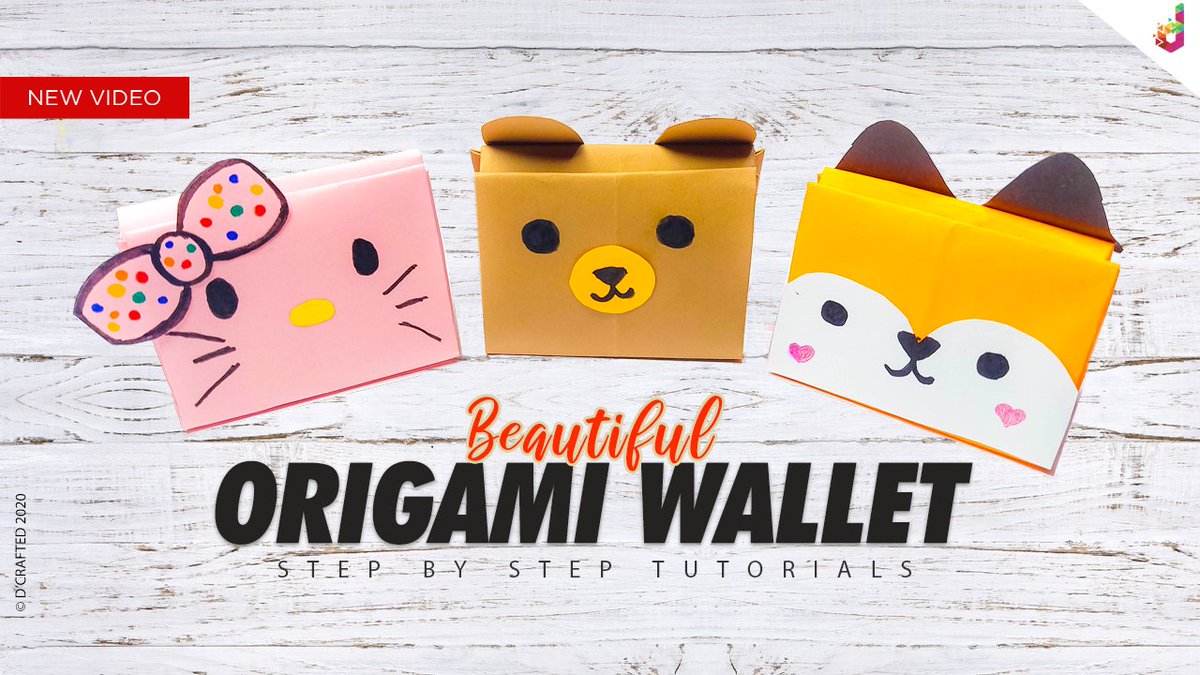 TheDcrafted's tweet photo. Origami Wallet | Origami Cat, Hello Kitty and Panda Paper Wallet https://t.co/2kZaSs29mF via @YouTube @YTCreatorsIndia 

#Origami #YouTuber #YouTube #DIY #Wallet #papercraft https://t.co/fGlixjUprX